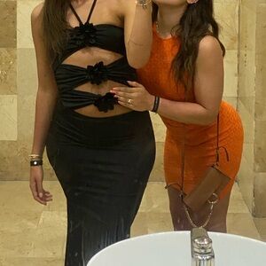 SHEIN CUT OUT MAXI DRESS